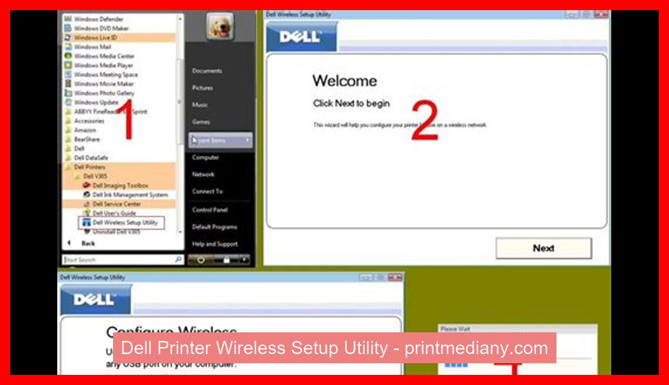 Dell Printer Wireless Setup Utility