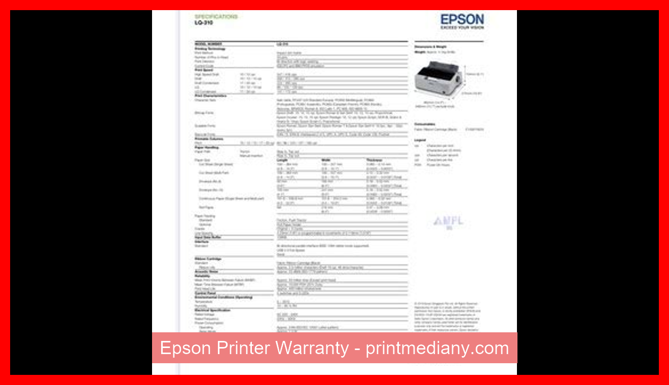 Epson Printer Warranty