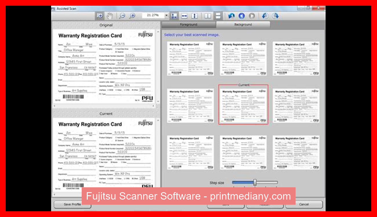 Fujitsu Scanner Software