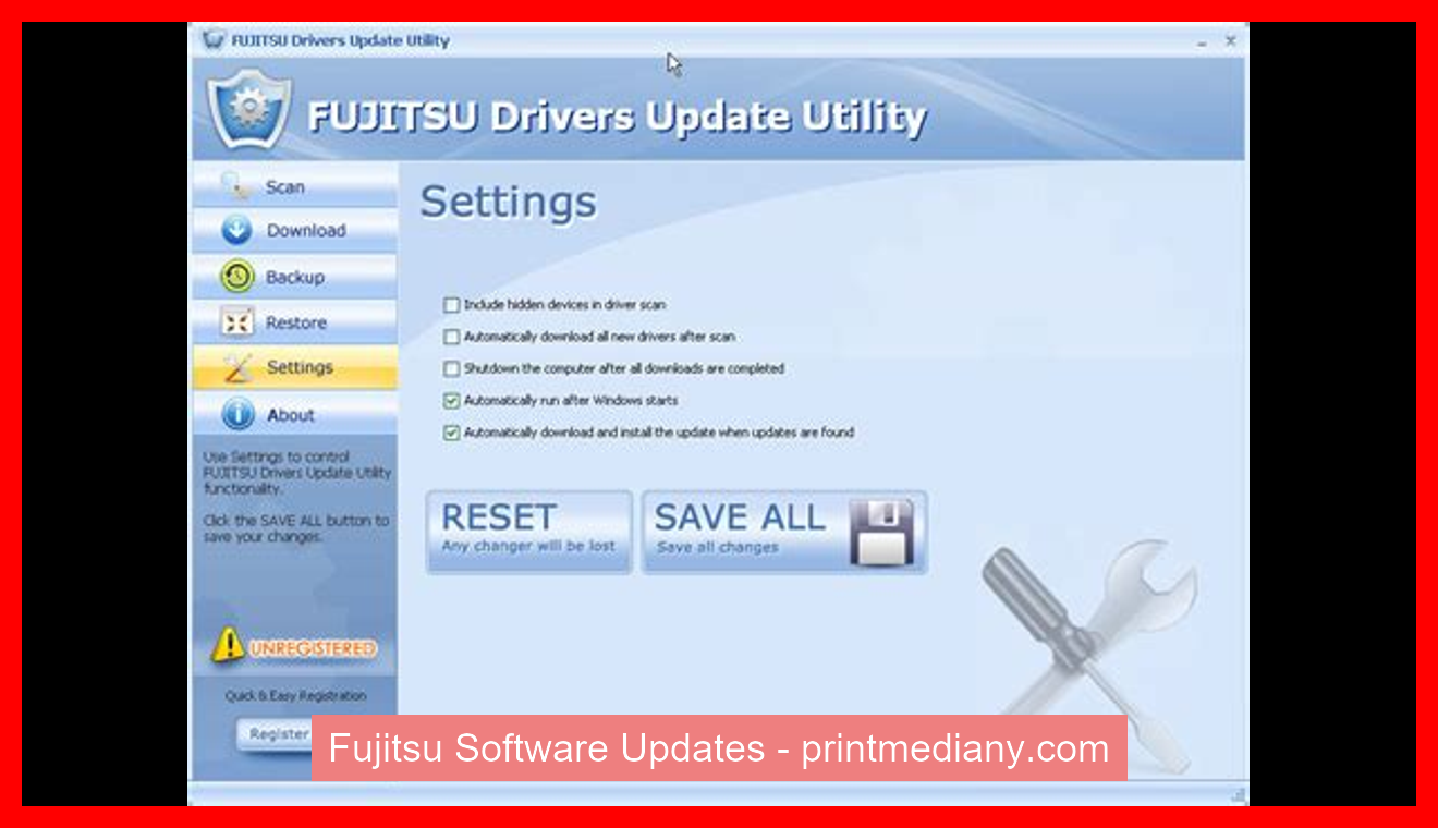 Fujitsu Software Updates