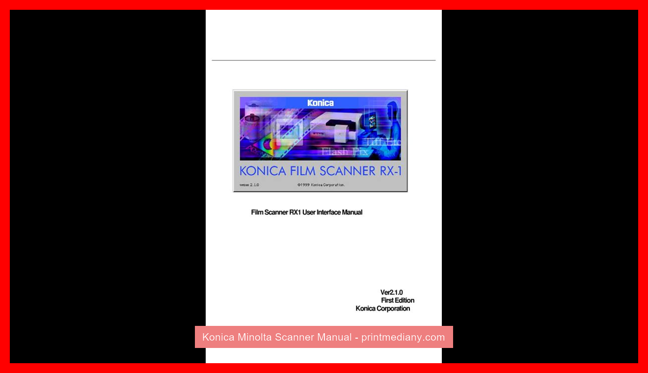 Konica Minolta Scanner Manual