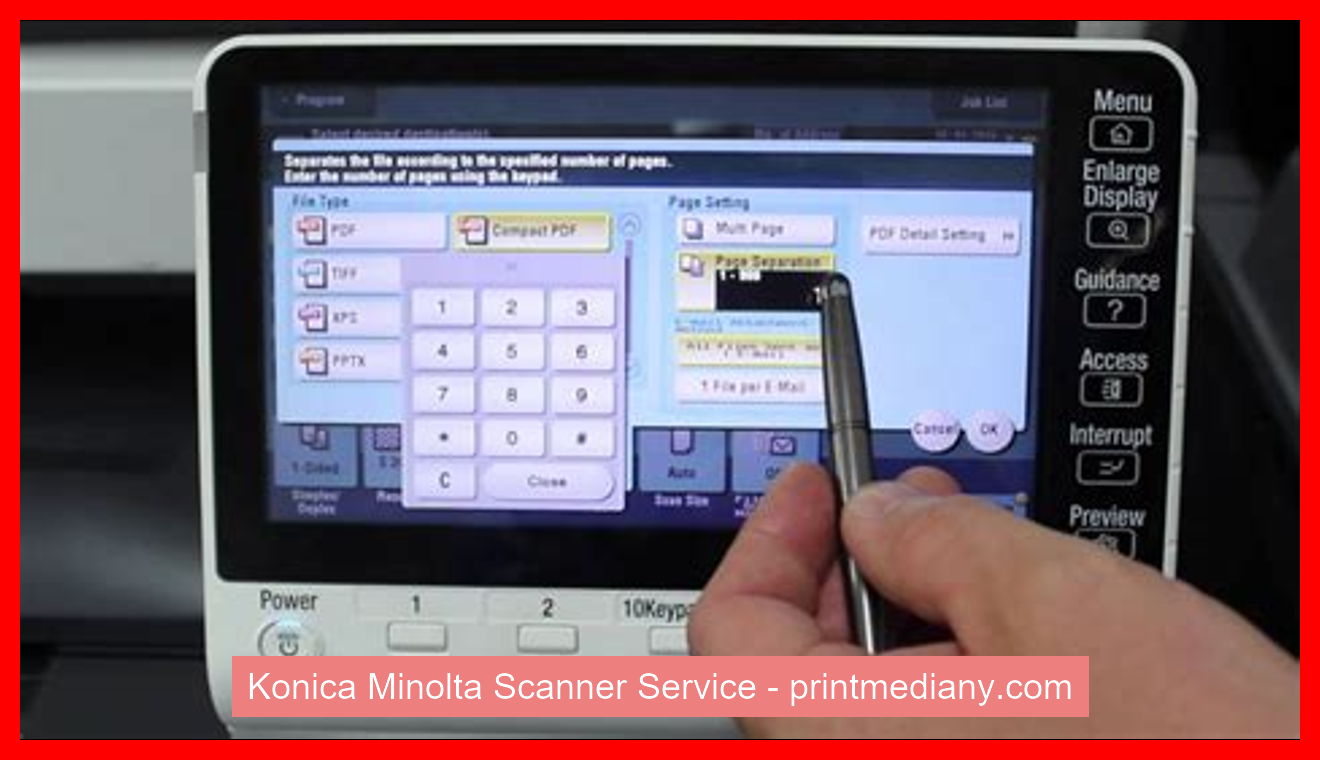 Konica Minolta Scanner Service