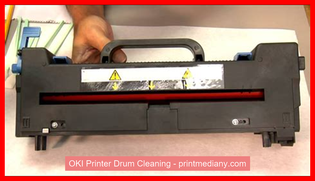 OKI Printer Drum Cleaning