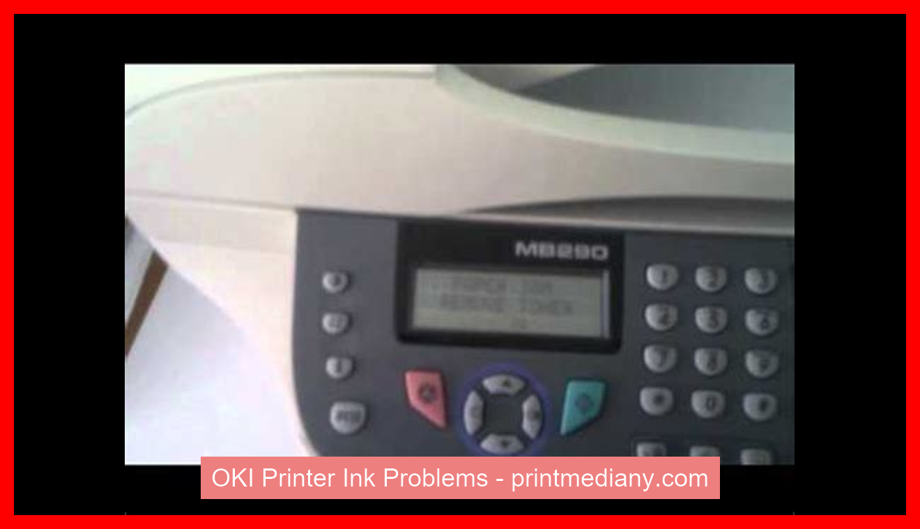 OKI Printer Ink Problems