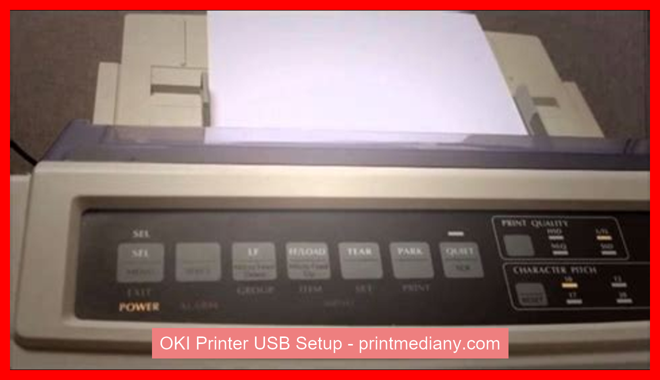 OKI Printer USB Setup