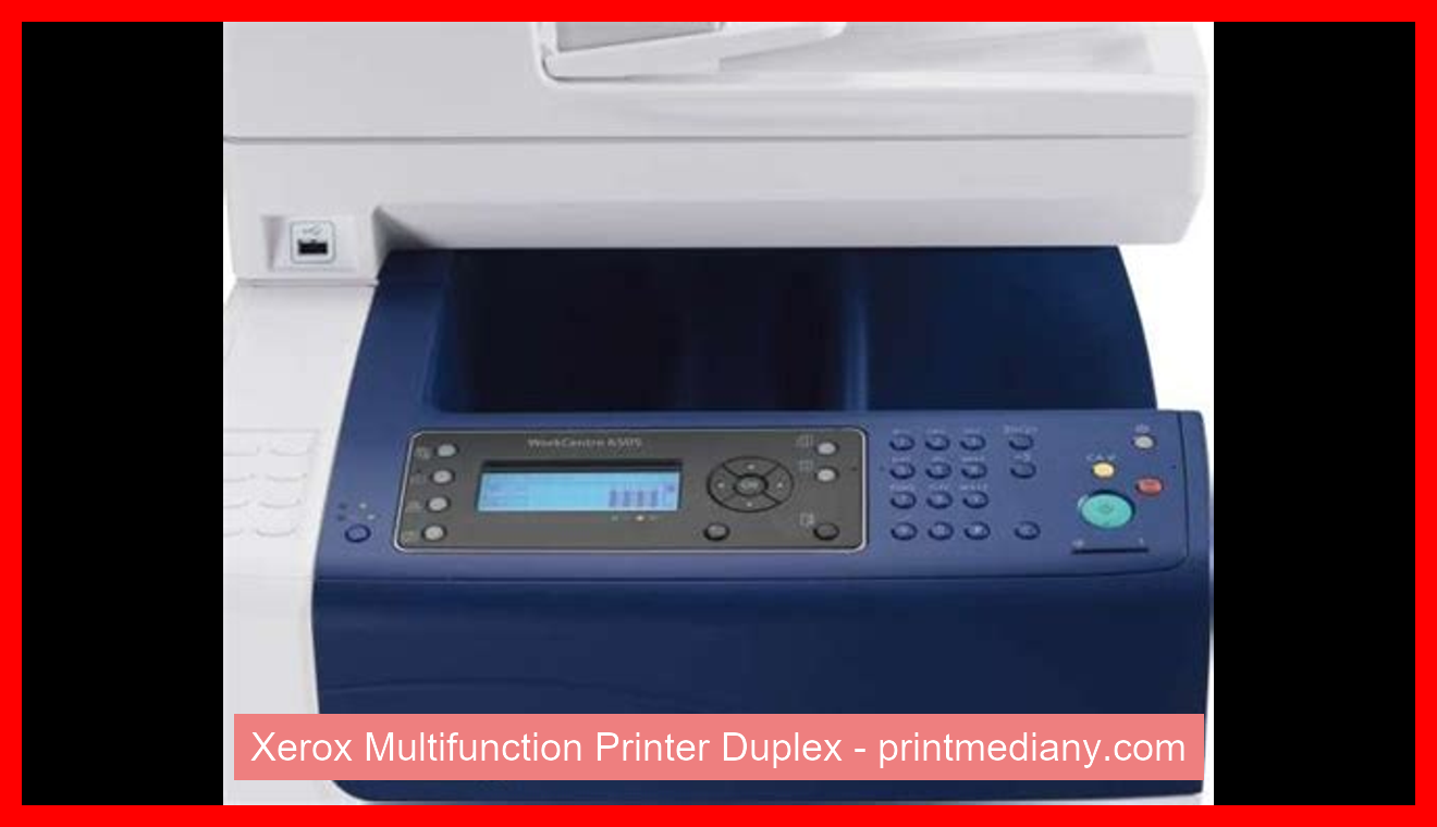 Xerox Multifunction Printer Duplex