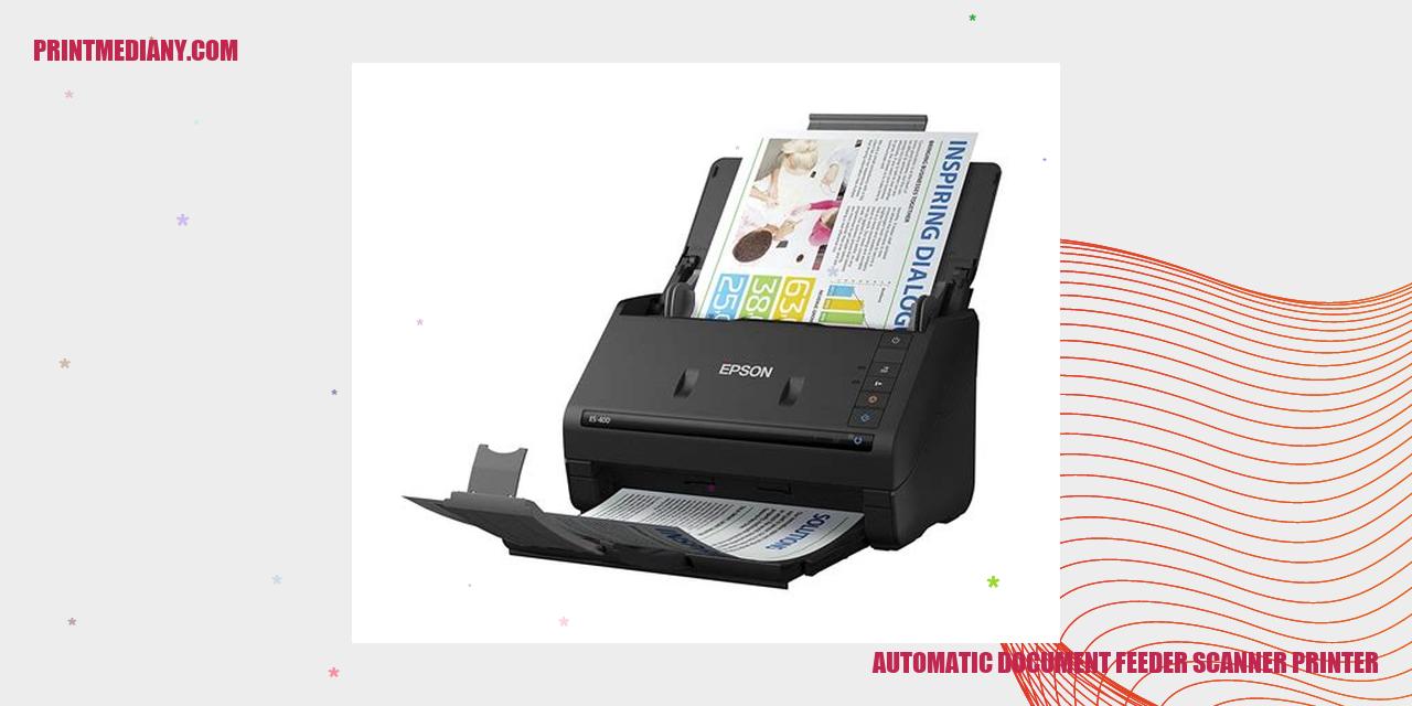 automatic document feeder scanner printer