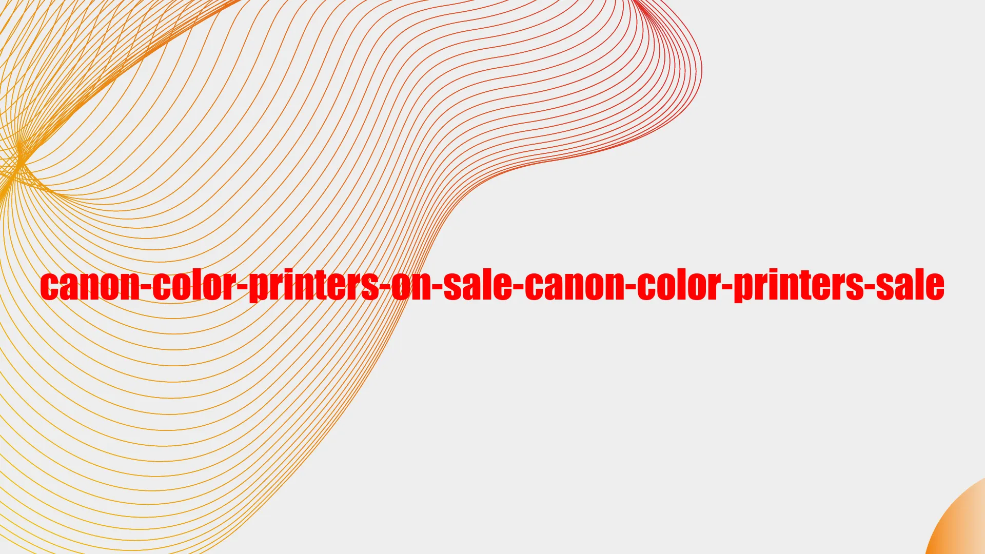 Canon Color Printers on Sale