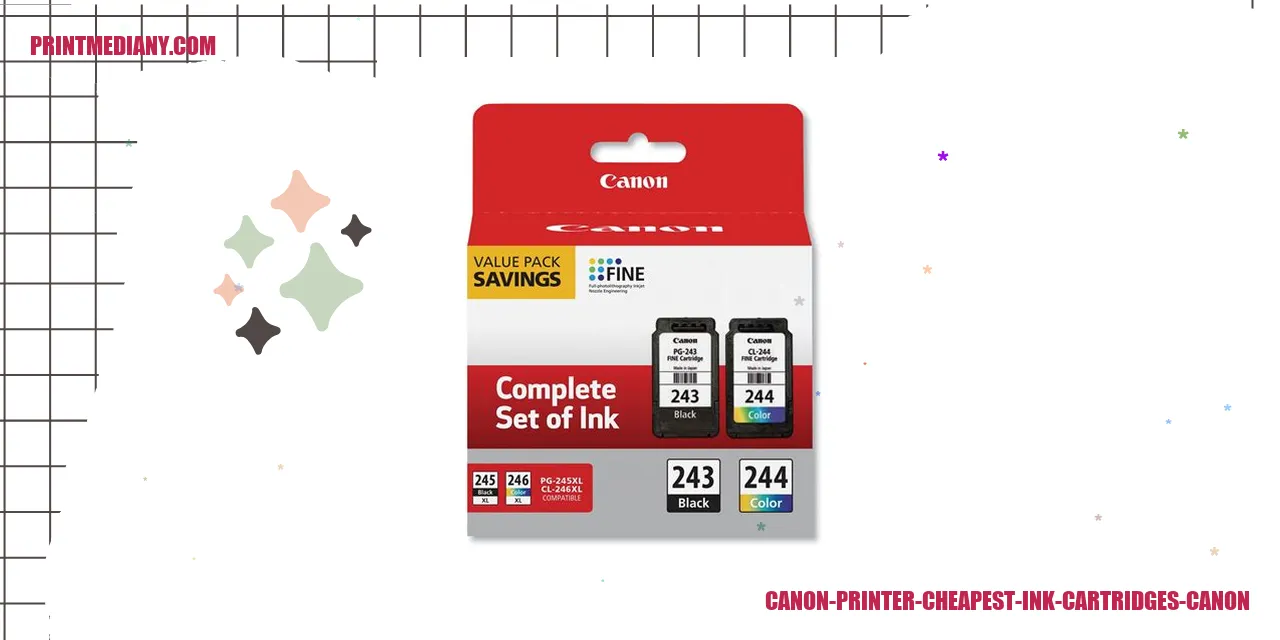 Image of Canon printer cheapest ink cartridges
