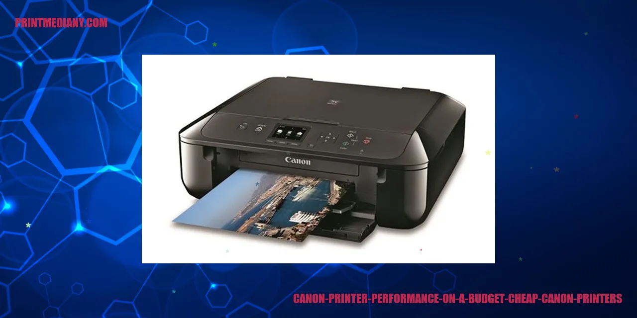 Canon Printer Performance on a Budget