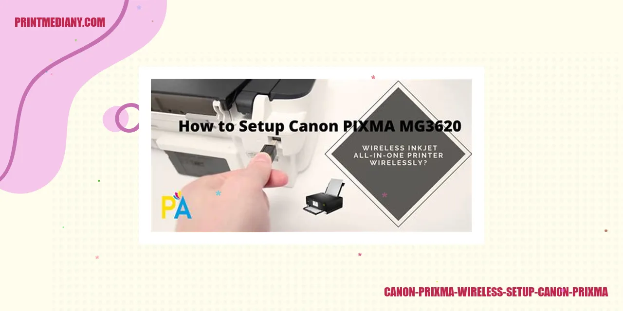 Image of Canon Prixma Wireless Setup