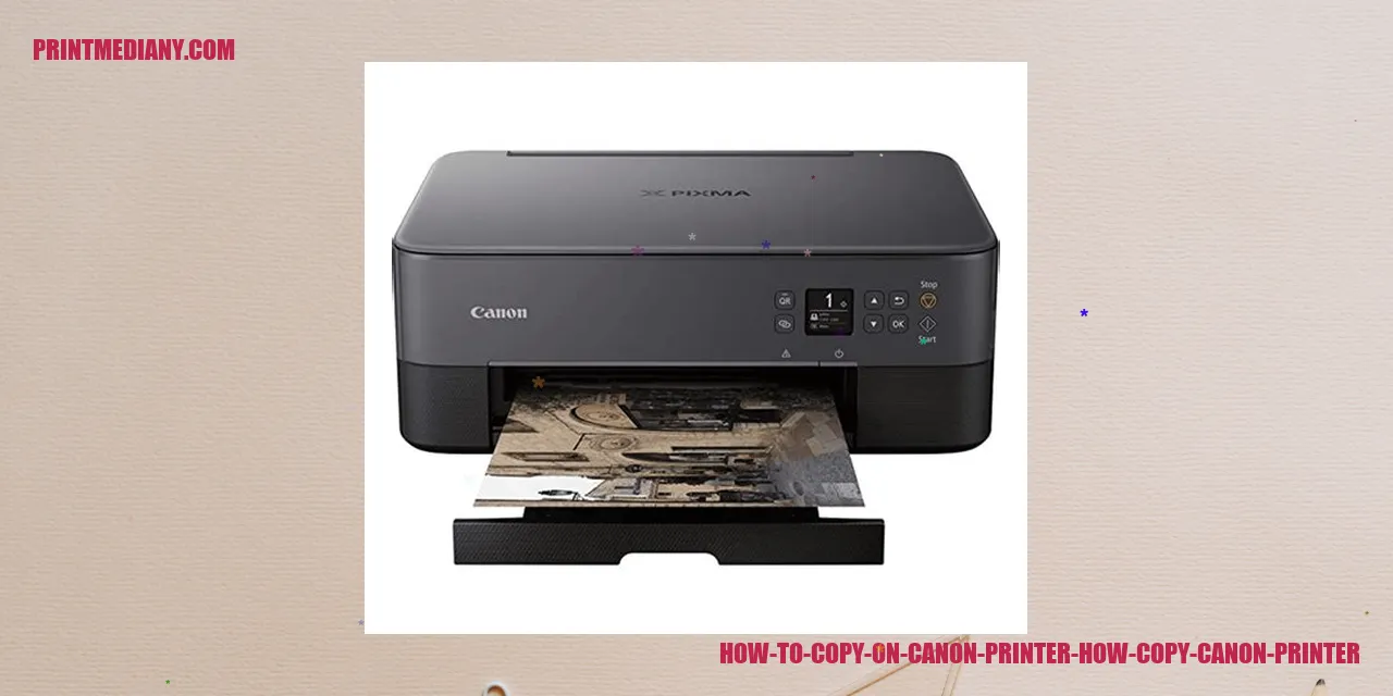 Canon Printer Copying Process