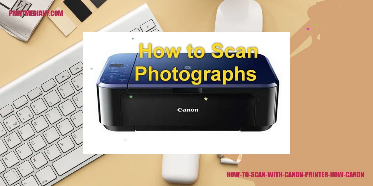 How to scan with Canon printer