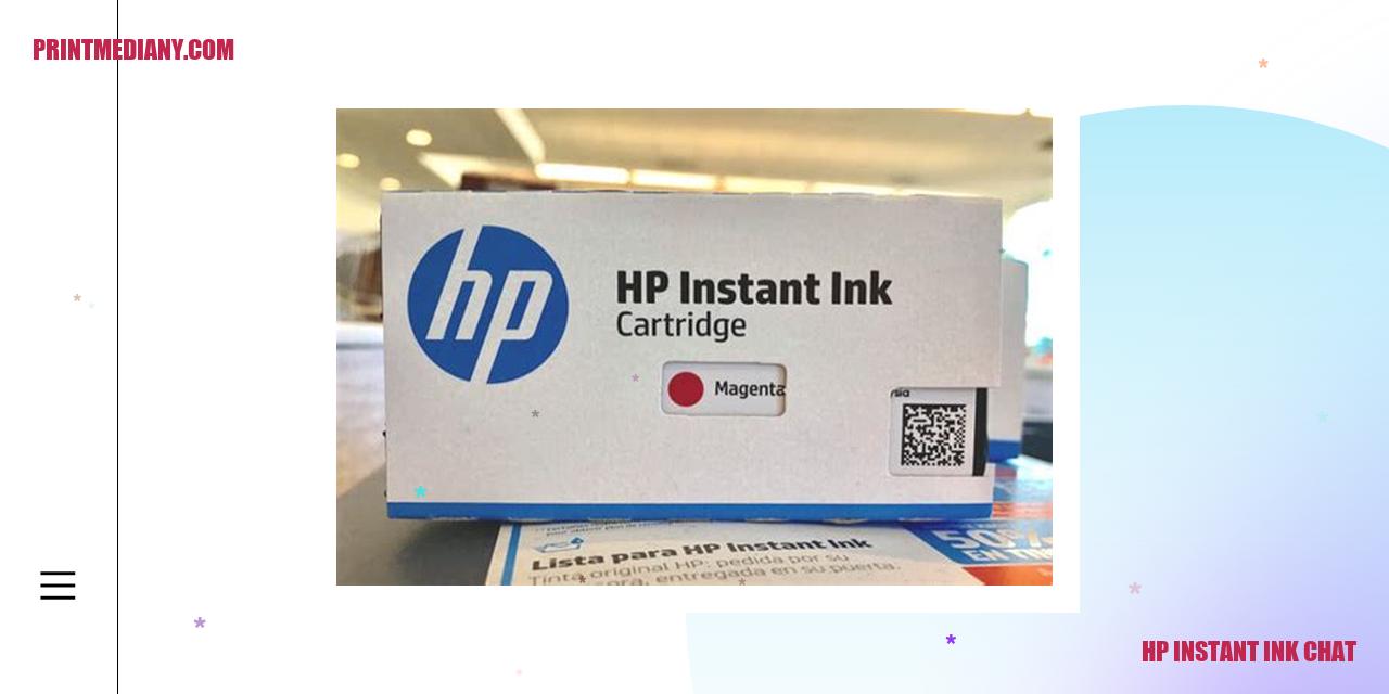 hp instant ink chat
