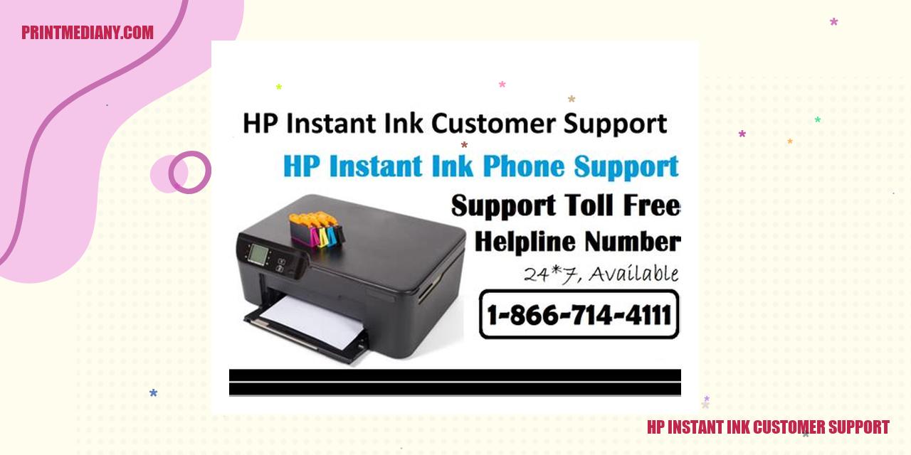 hp instant ink customer support