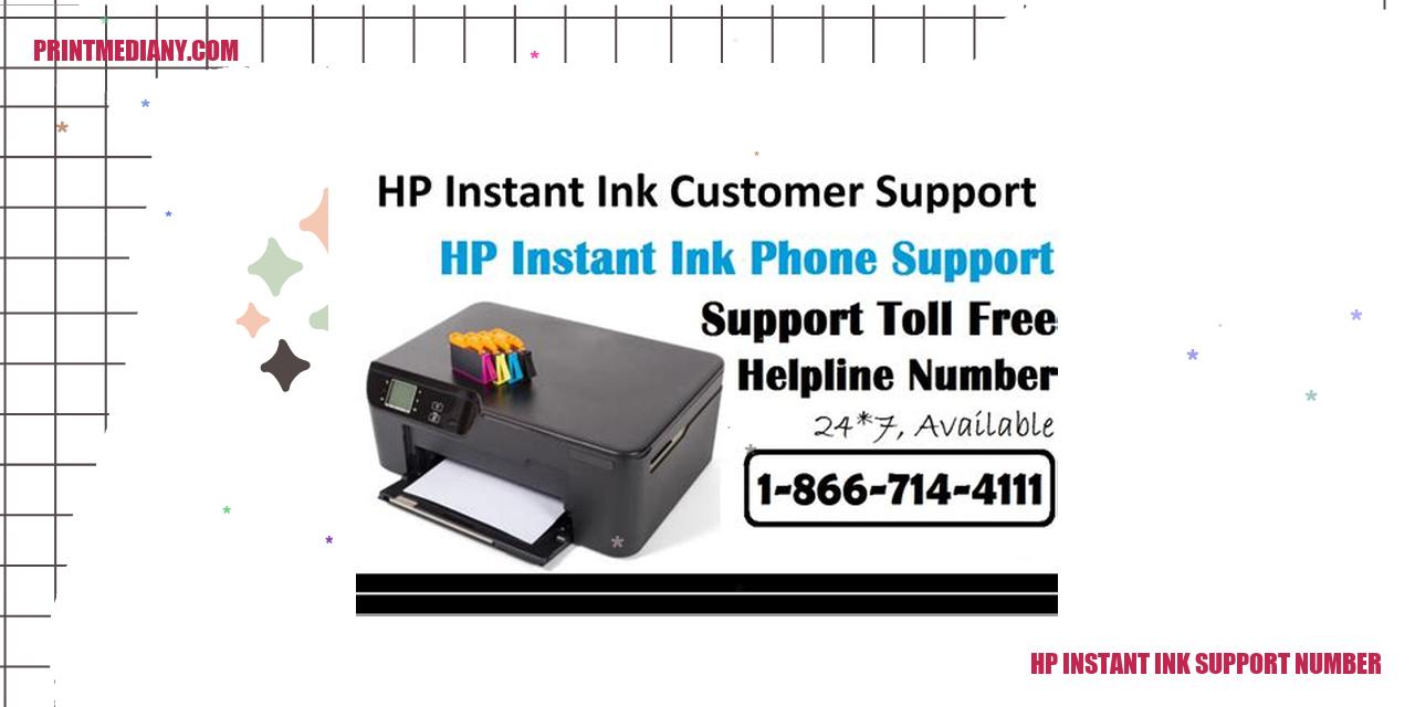 hp instant ink support number
