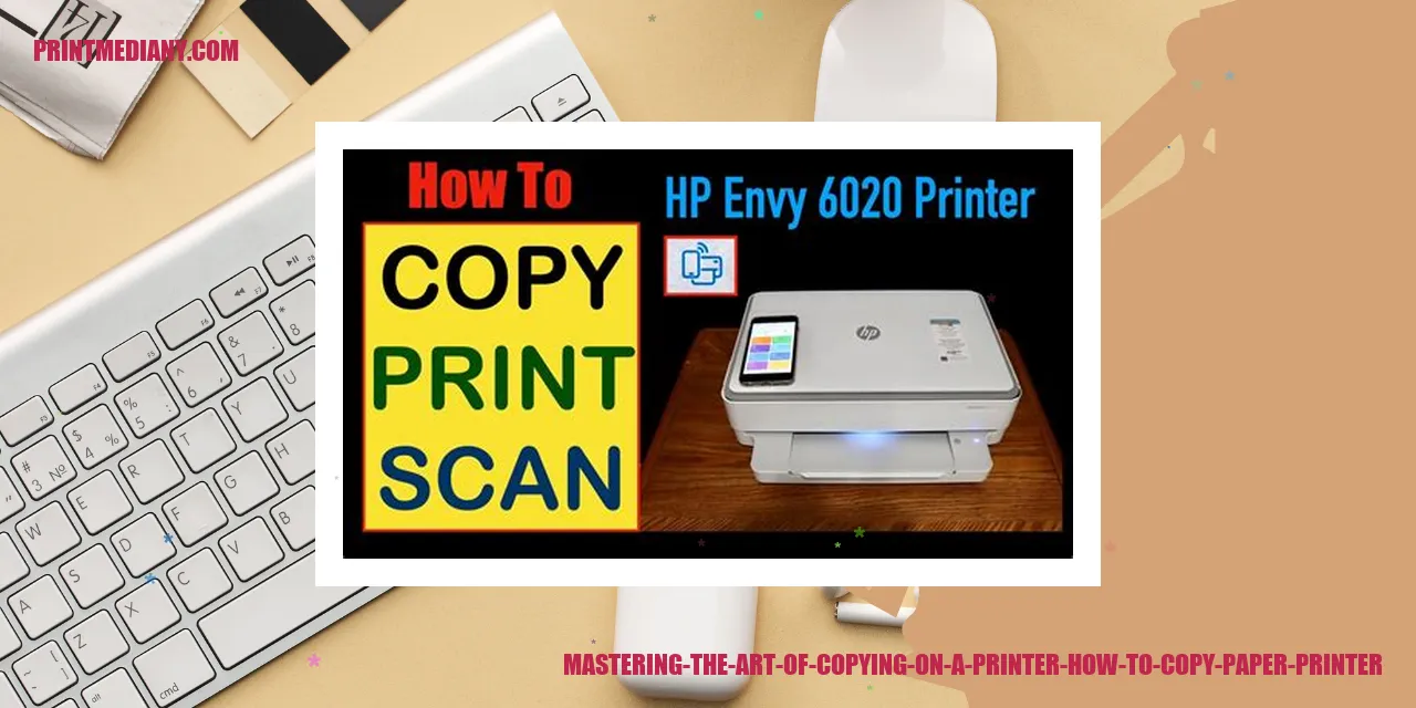 Mastering the Art of Copying on a Printer