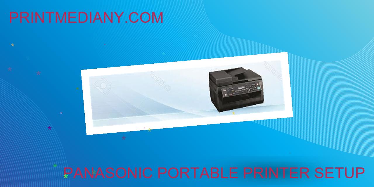 Panasonic portable printer setup