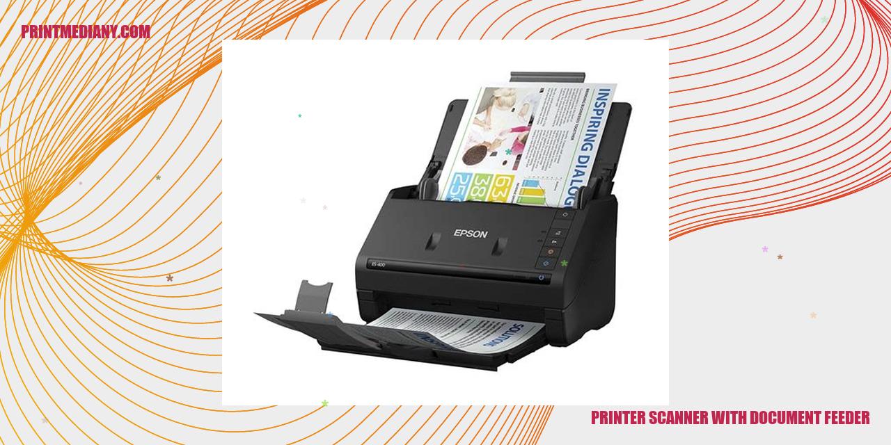 printer scanner with document feeder